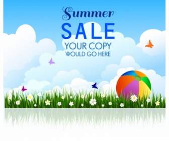 Summer Sale Background Template