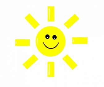 Cartone Animato Di Sole Sorriso