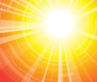 Sun Sun Background Vector