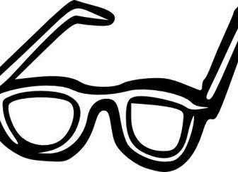 Kacamata Garis Besar Clip Art