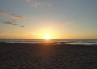 日落海灘
