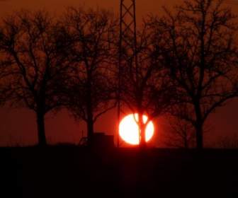 Fireball Zachód Słońca