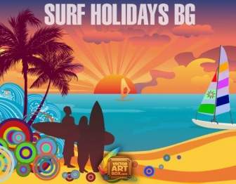 Surf Holidays Background