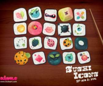 Sushi Symbole Icons Pack