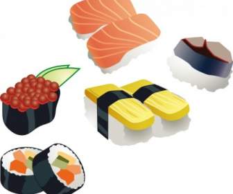 Set De Sushi Clip Art