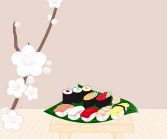 Gráficos De Vetor De Sushi