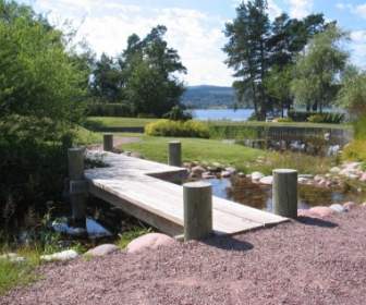 Schweden Leksand Garten