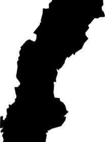 Sweden Map Clip Art