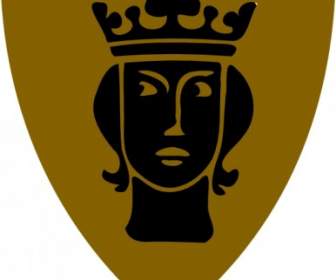 Schwedische Wappen Schwarz ClipArt