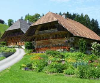 Schweiz Gebäude Resort