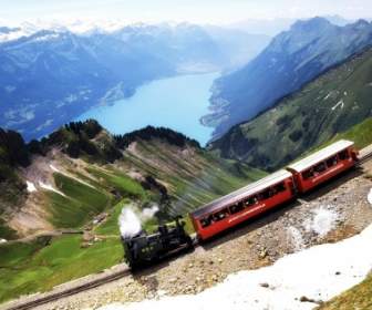 Mundial De Suiza De Fondos De Trenes De Suiza