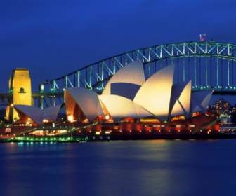 Sydney Opera House Hình Nền Thế Giới Úc
