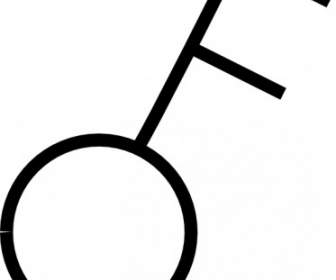 Simbol Sirkuit Breaker Dua Tiang Clip Art