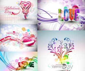 Symphony Valentine Day Decorations Vector