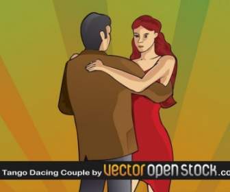 Couple De Tango Danse