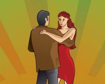 Tango Couple Dancing