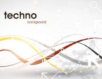 Techno Background Vector