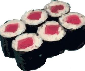 Tekka Maki Sushi Clipart
