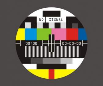 Fernseher Bildschirm Kein Signal-Vektor