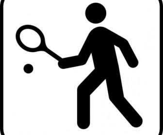 テニスや Squah の裁判所をクリップアートします。