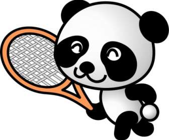 網球熊貓