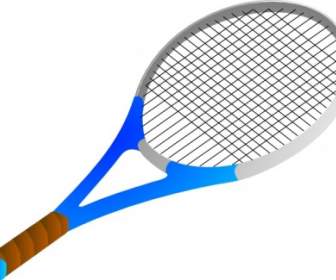 Tennis-Schläger-ClipArt-Grafik