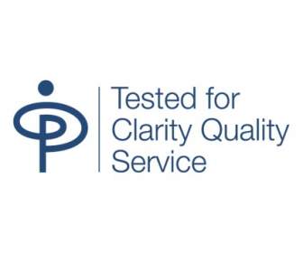 Tested For Clarity Quality Services