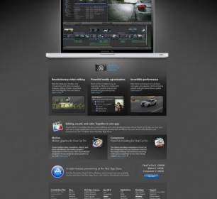 Apple Finalcut Web Template Website