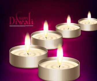 The Beautiful Diwali Background Vector