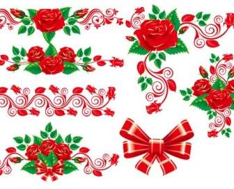 The Beautiful Rose Lace Vector
