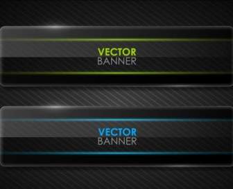 The Black Cool Banner05vector