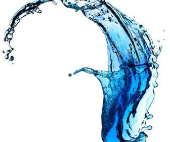 Das Blaue Wasser-Bild Für Die Dynamische