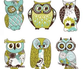 El Vector Illustrator De Cartoon Owl