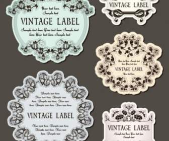 The Classic Pattern Stickers Vector