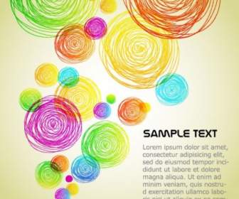 The Colorful Background Clutter Vector Lines