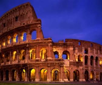 Koloseum Rzymskiego Tapeta Włochy świat