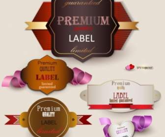 The Exquisite Label Design Vector