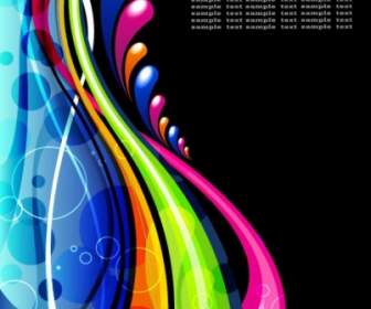 The Fashion Dynamic Flow Lines Background Vector