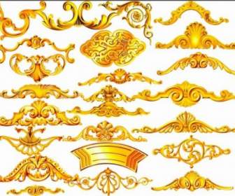 O Psd De Ouro Ornamentação Em Camadas