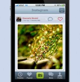 The Iphone4 Interface Psd Layered