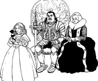 The Knight Family Clip Art