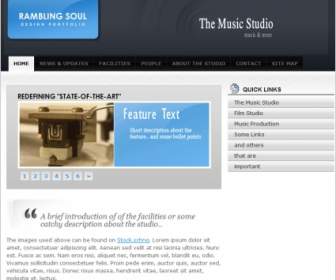 The Music Studio Template