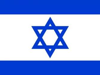 Die Offizielle Flagge Israels ClipArt