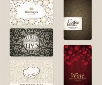 The Prime Pattern Menu Cover Vector