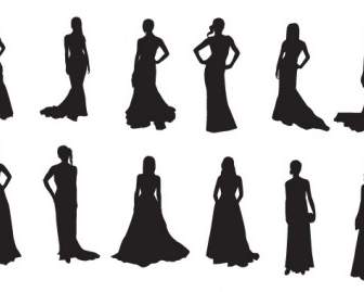 The Red Carpet Celebrities Silhouettes