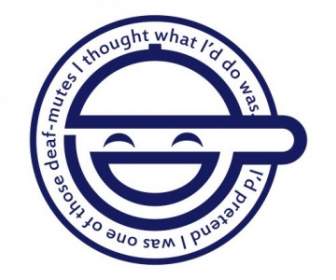 Die Smiley-männlich-Logo-Vektor