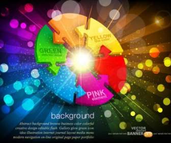 The Trend Of Colorful Vector Background