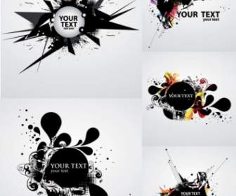 The Trend Of Dynamic Vector Ink Background