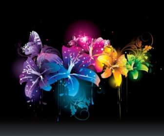 The Trend Of Flowers Vector