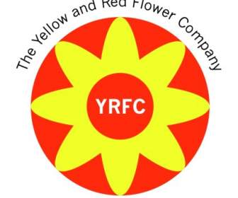 黃色和紅色花卉公司